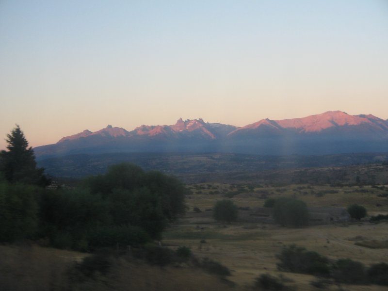 Berge bei Sonnenaufgang